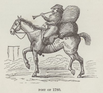 Post van 1780 door English School